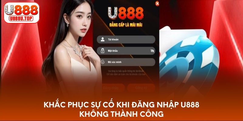 Khắc phục sự cố khi đăng nhập U888 không thành công