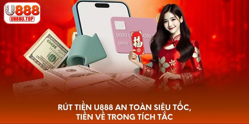 Rút Tiền U888 An Toàn Siêu Tốc, Tiền Về Trong Tích Tắc